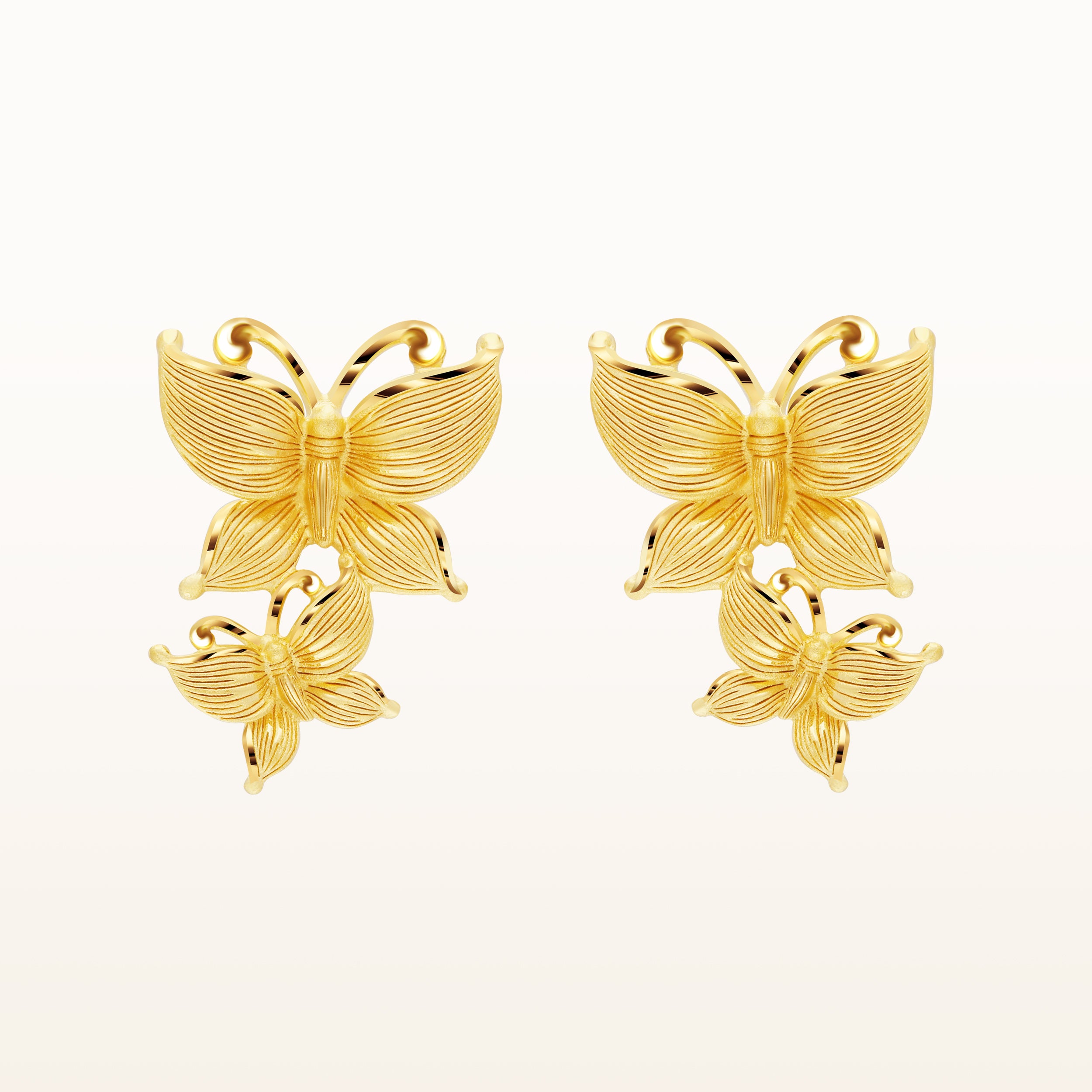 Buy Giva Sterling Silver Rose Gold Plated Charming Butterfly Earrings With  Zircon For Women Online at Best Prices in India - JioMart.